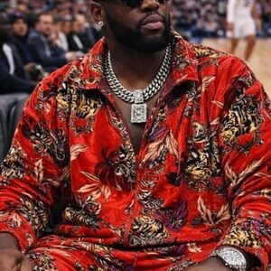 Rebel Minds Velour Tiger Tracksuit Size 3X New